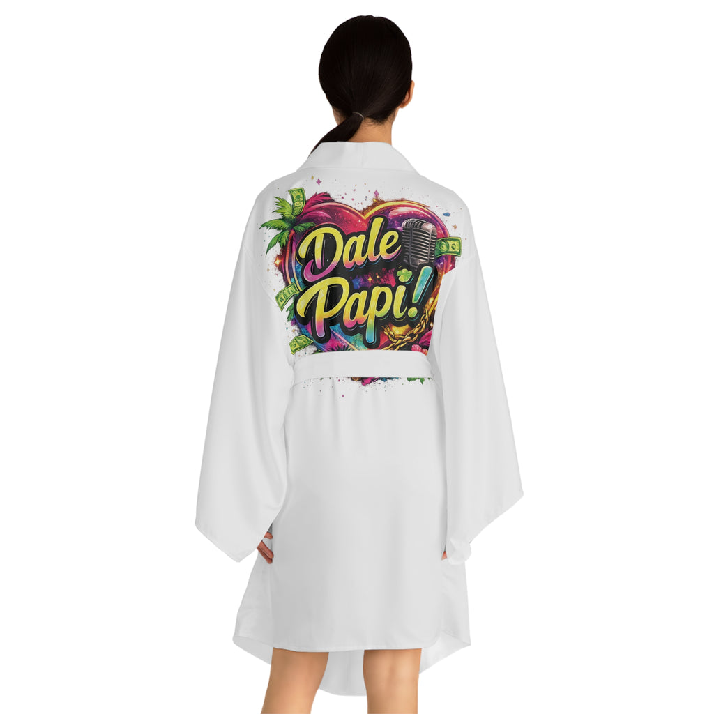 Dale Papi! Floral Heart Kimono Robe