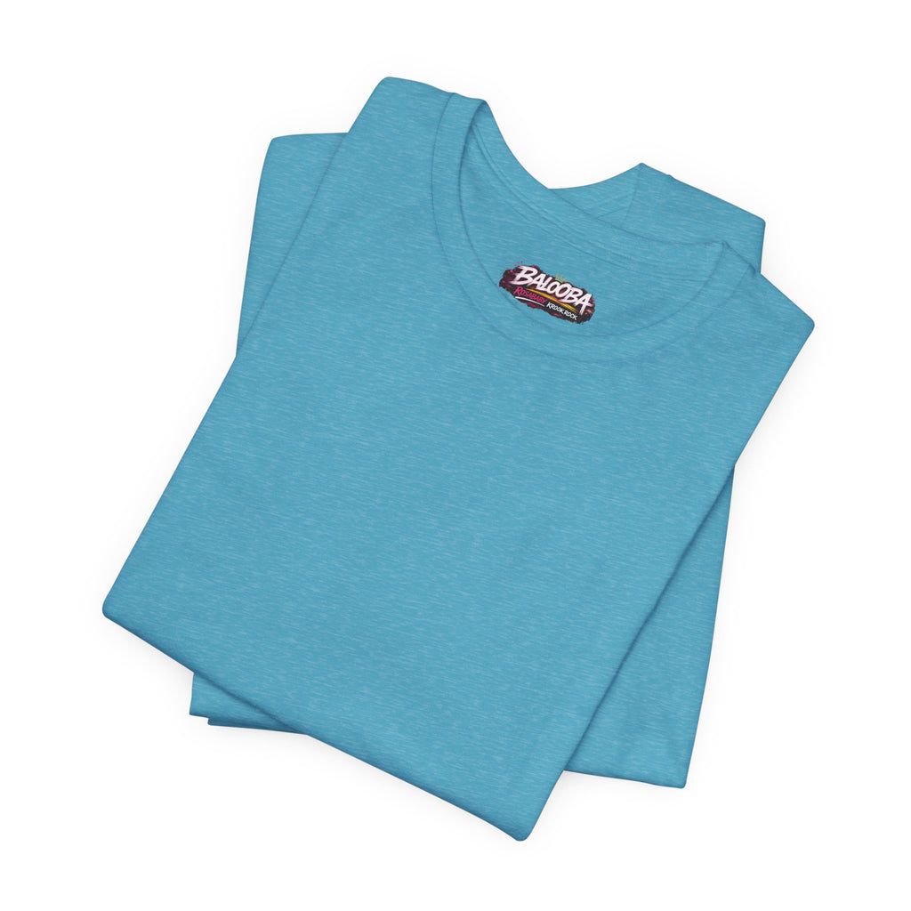 Band Graphic Tee — "BALO0BA" RosabaBy Krook Rock Logo T‑Shirt