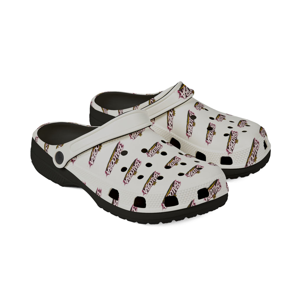 EVA Foam Clogs — Pink Leopard ‘Balooza’ All-Over Print Comfortable Shoes