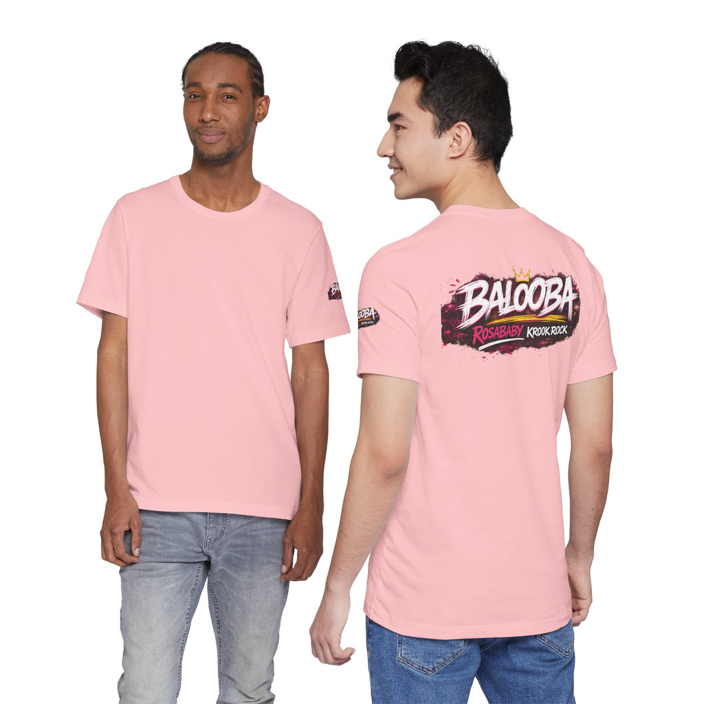 Band Graphic Tee — "BALO0BA" RosabaBy Krook Rock Logo T‑Shirt