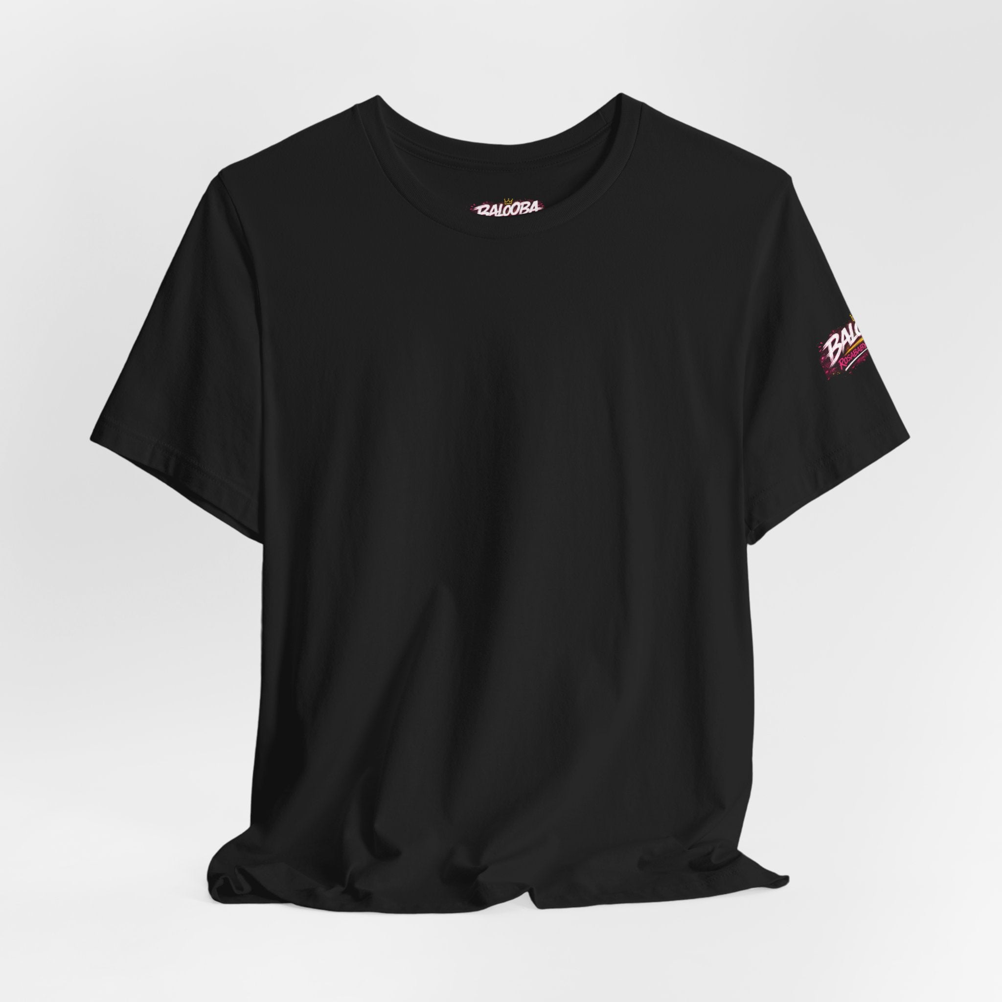 Band Graphic Tee — "BALO0BA" RosabaBy Krook Rock Logo T‑Shirt