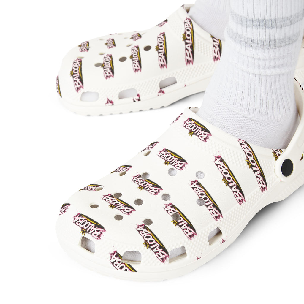 EVA Foam Clogs — Pink Leopard ‘Balooza’ All-Over Print Comfortable Shoes