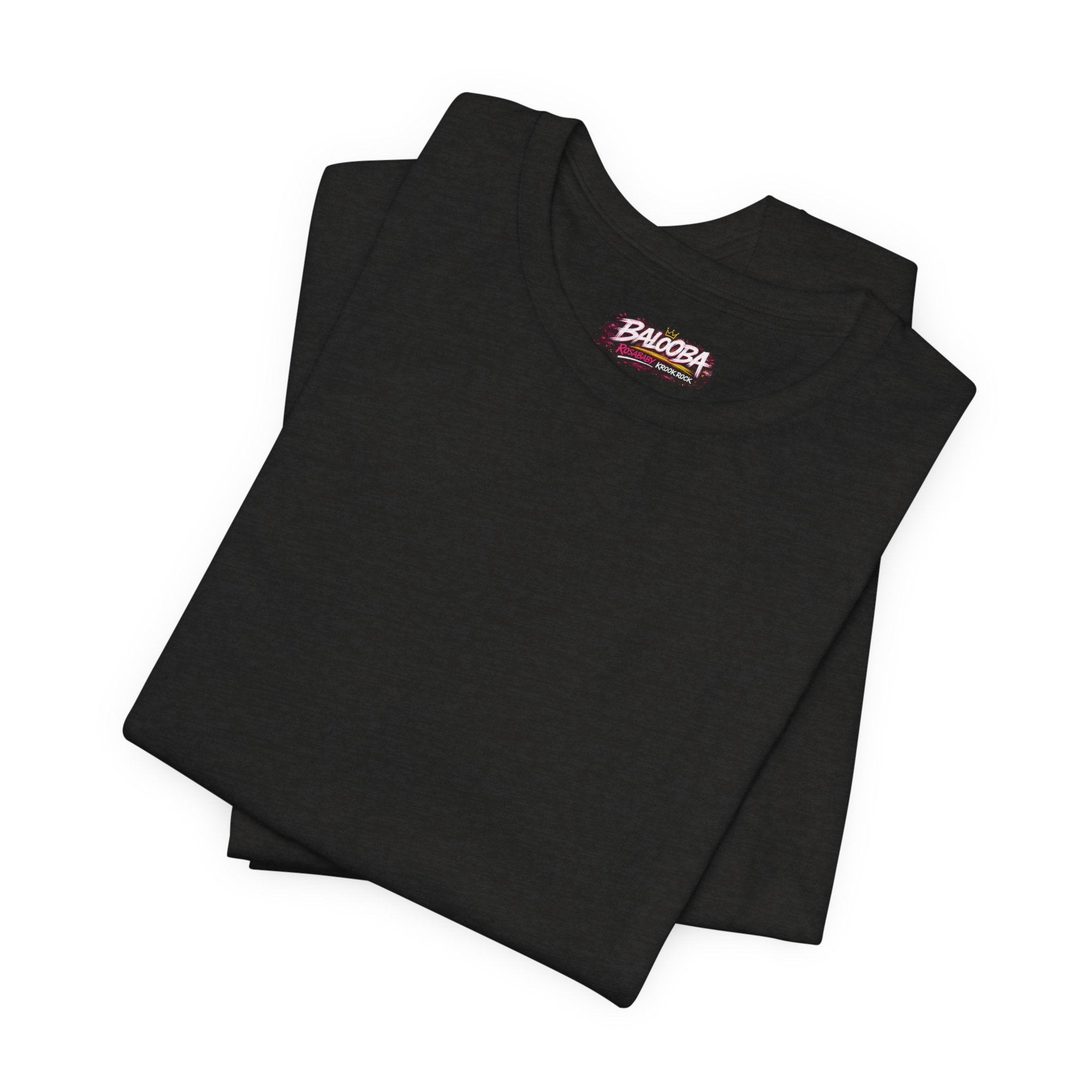 Band Graphic Tee — "BALO0BA" RosabaBy Krook Rock Logo T‑Shirt