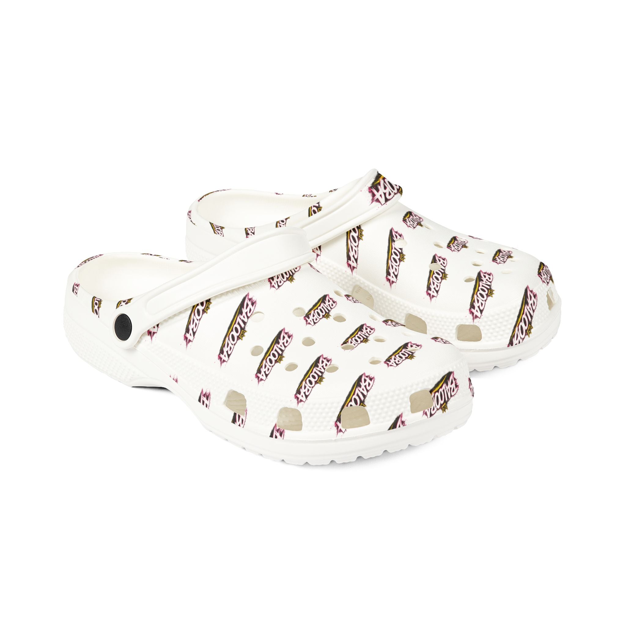 EVA Foam Clogs — Pink Leopard ‘Balooza’ All-Over Print Comfortable Shoes