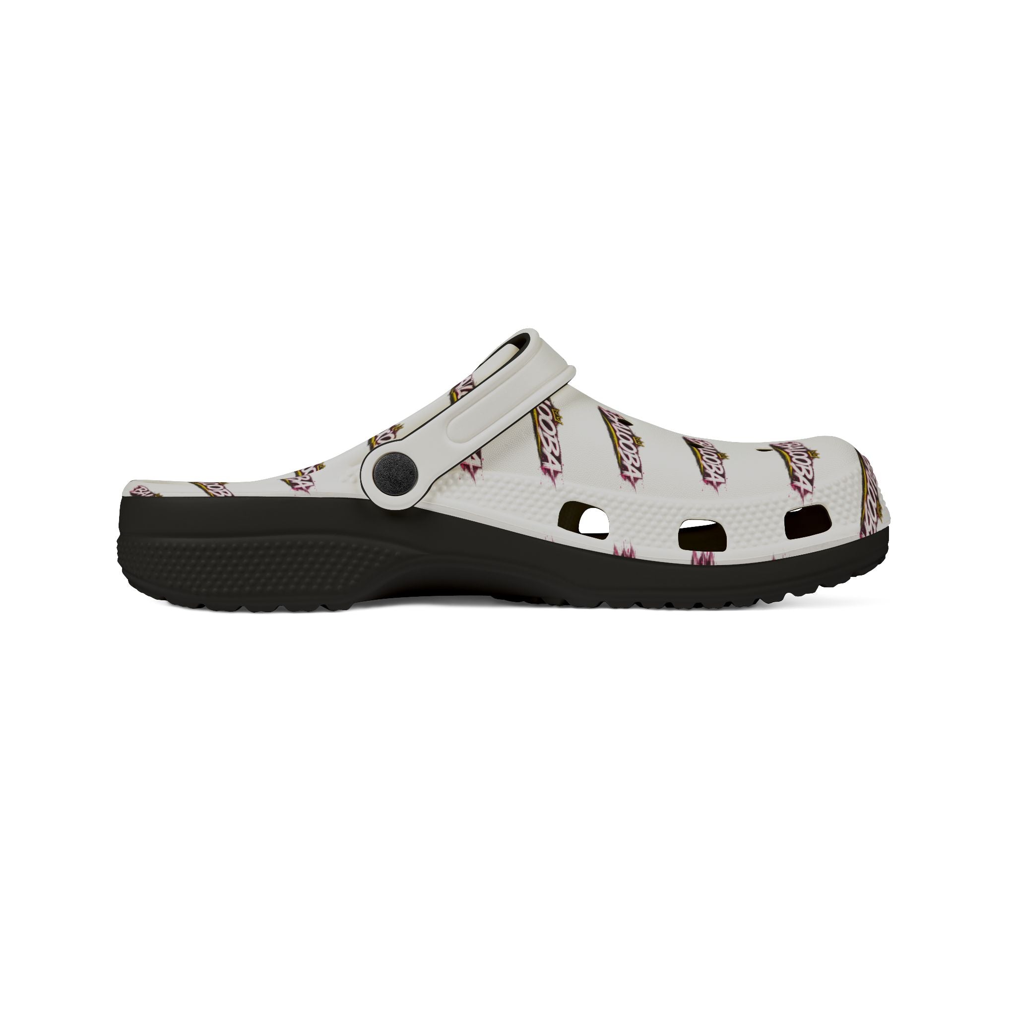 EVA Foam Clogs — Pink Leopard ‘Balooza’ All-Over Print Comfortable Shoes