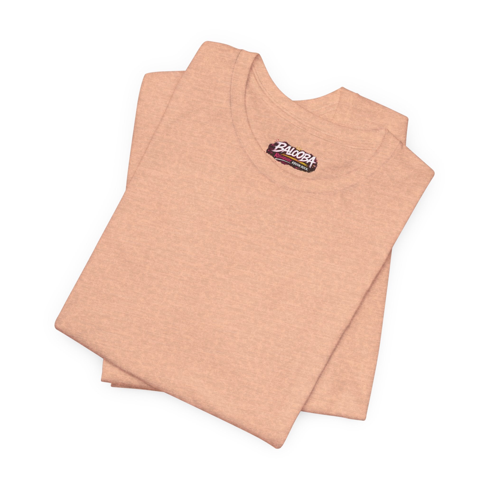 Band Graphic Tee — "BALO0BA" RosabaBy Krook Rock Logo T‑Shirt