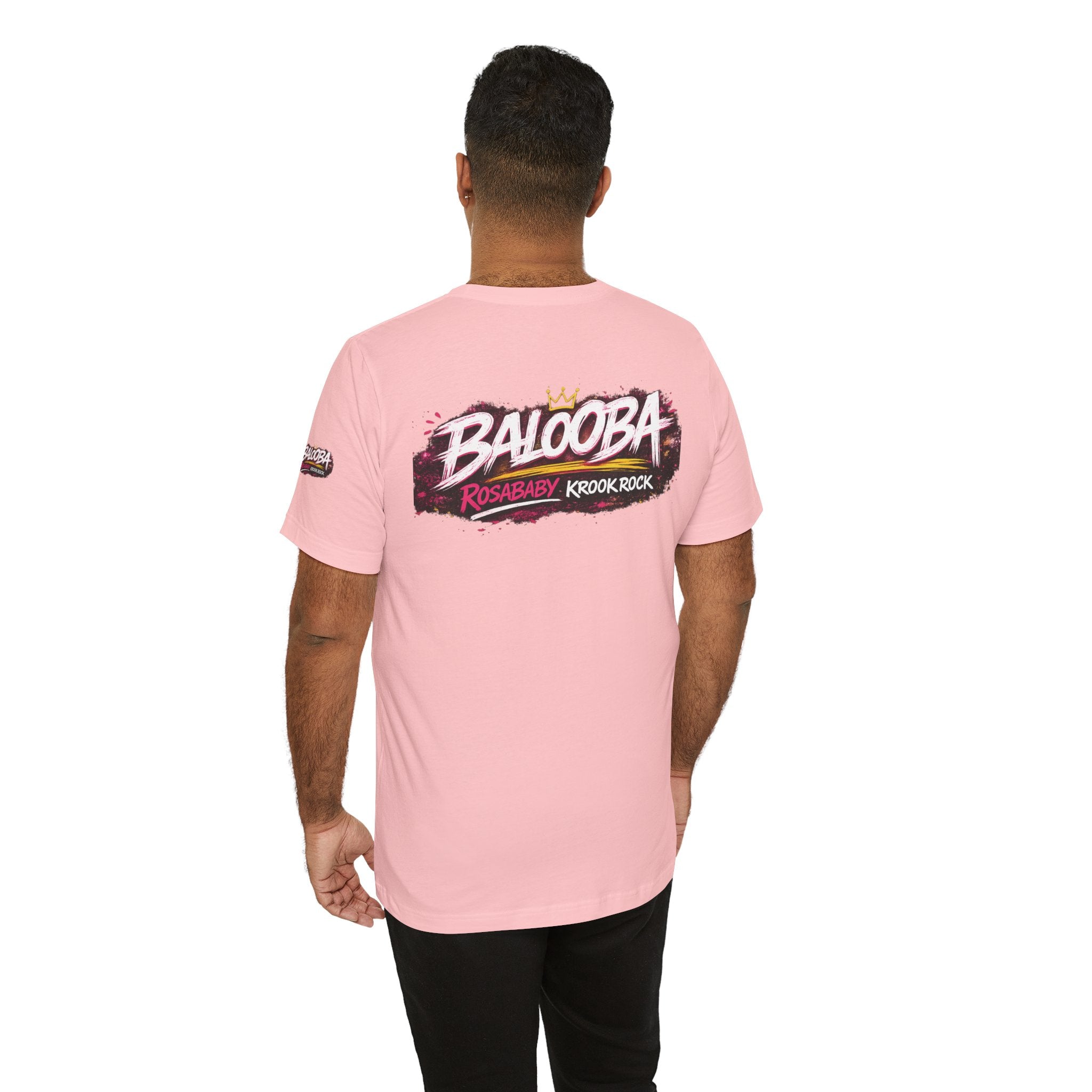 Band Graphic Tee — "BALO0BA" RosabaBy Krook Rock Logo T‑Shirt