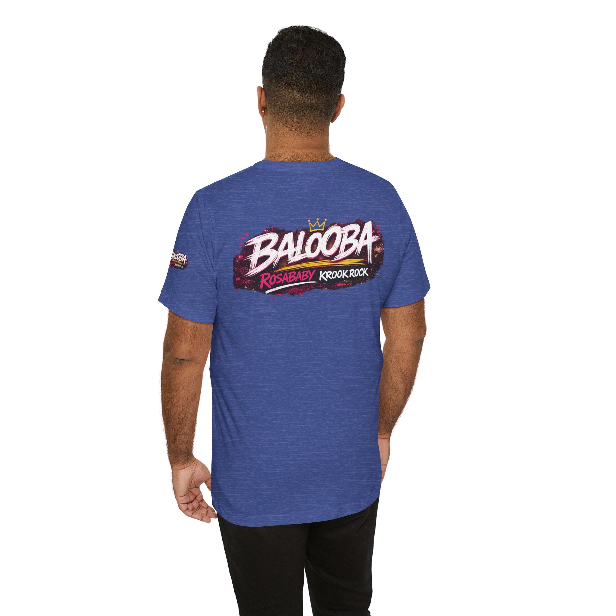 Band Graphic Tee — "BALO0BA" RosabaBy Krook Rock Logo T‑Shirt