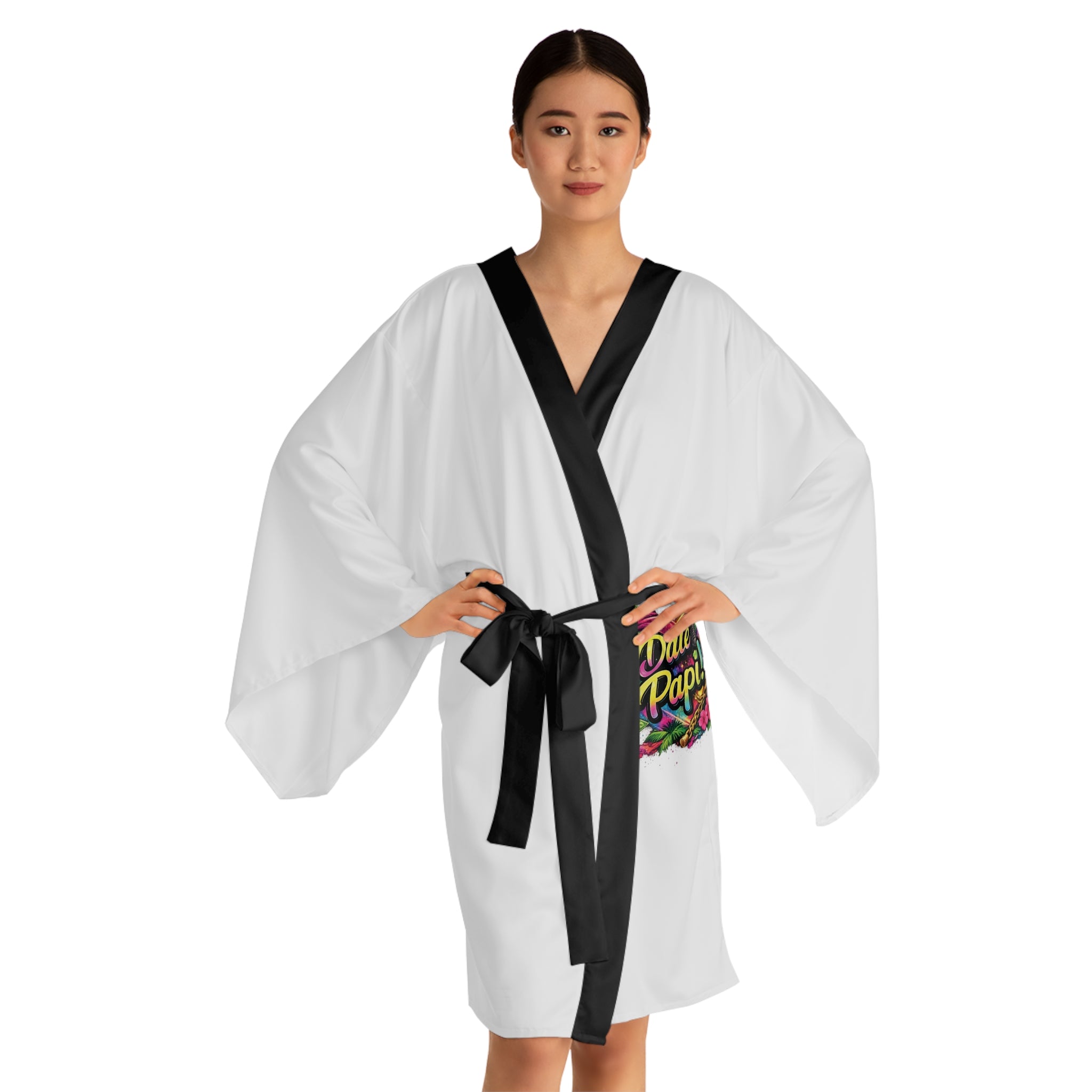 Dale Papi! Floral Heart Kimono Robe