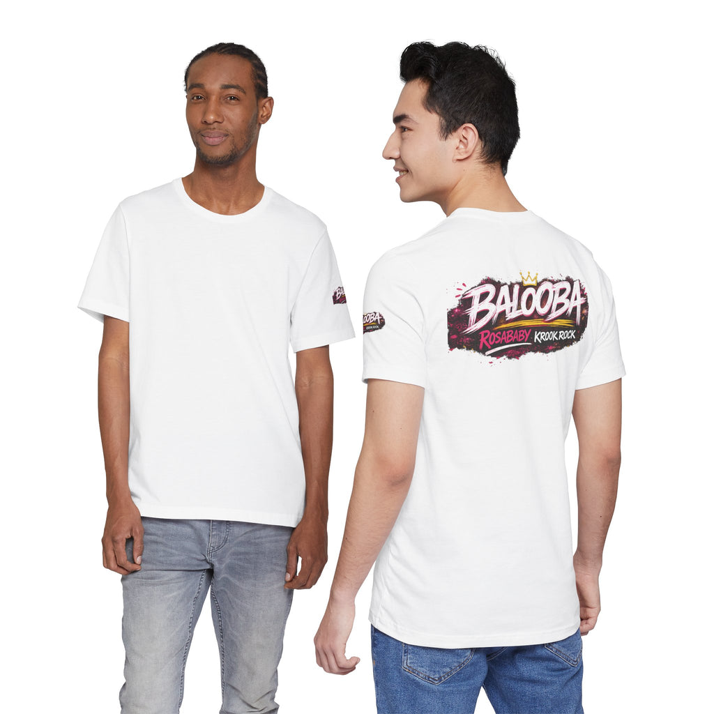 Band Graphic Tee — "BALO0BA" RosabaBy Krook Rock Logo T‑Shirt