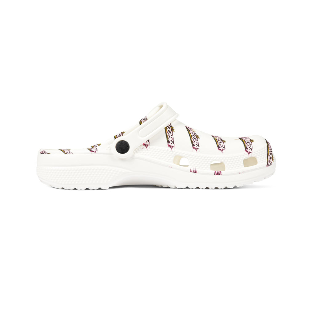 EVA Foam Clogs — Pink Leopard ‘Balooza’ All-Over Print Comfortable Shoes