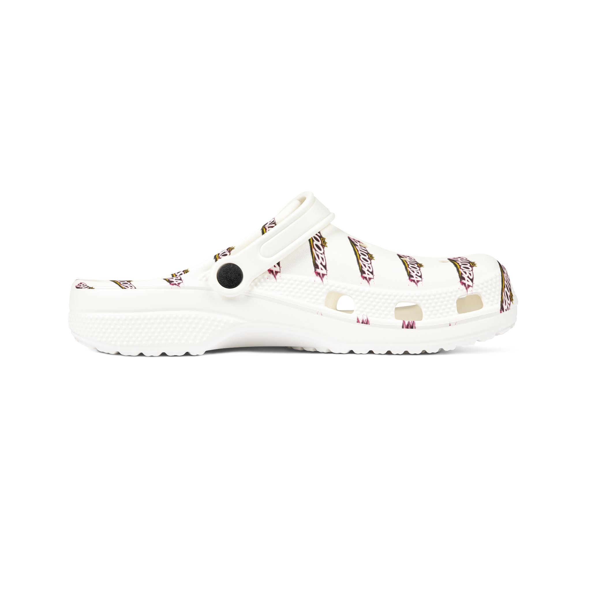 EVA Foam Clogs — Pink Leopard ‘Balooza’ All-Over Print Comfortable Shoes