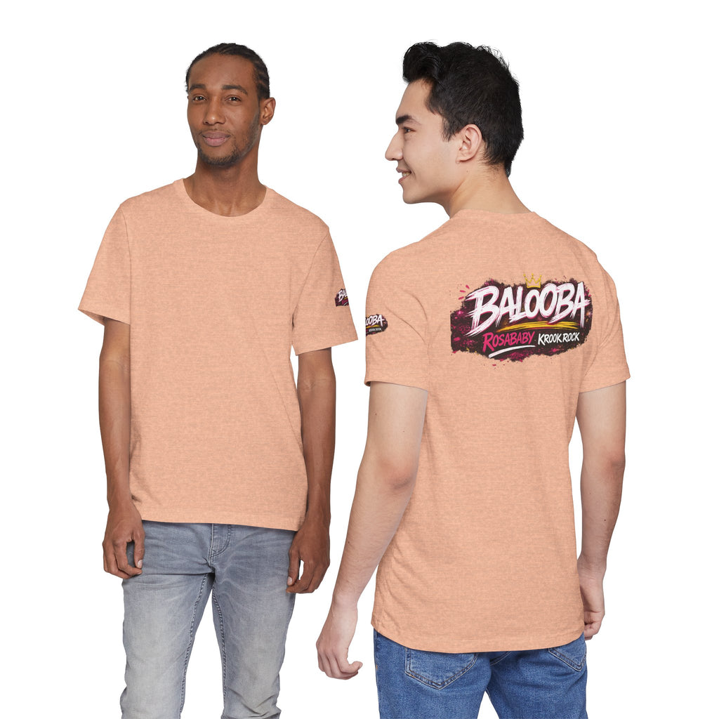 Band Graphic Tee — "BALO0BA" RosabaBy Krook Rock Logo T‑Shirt