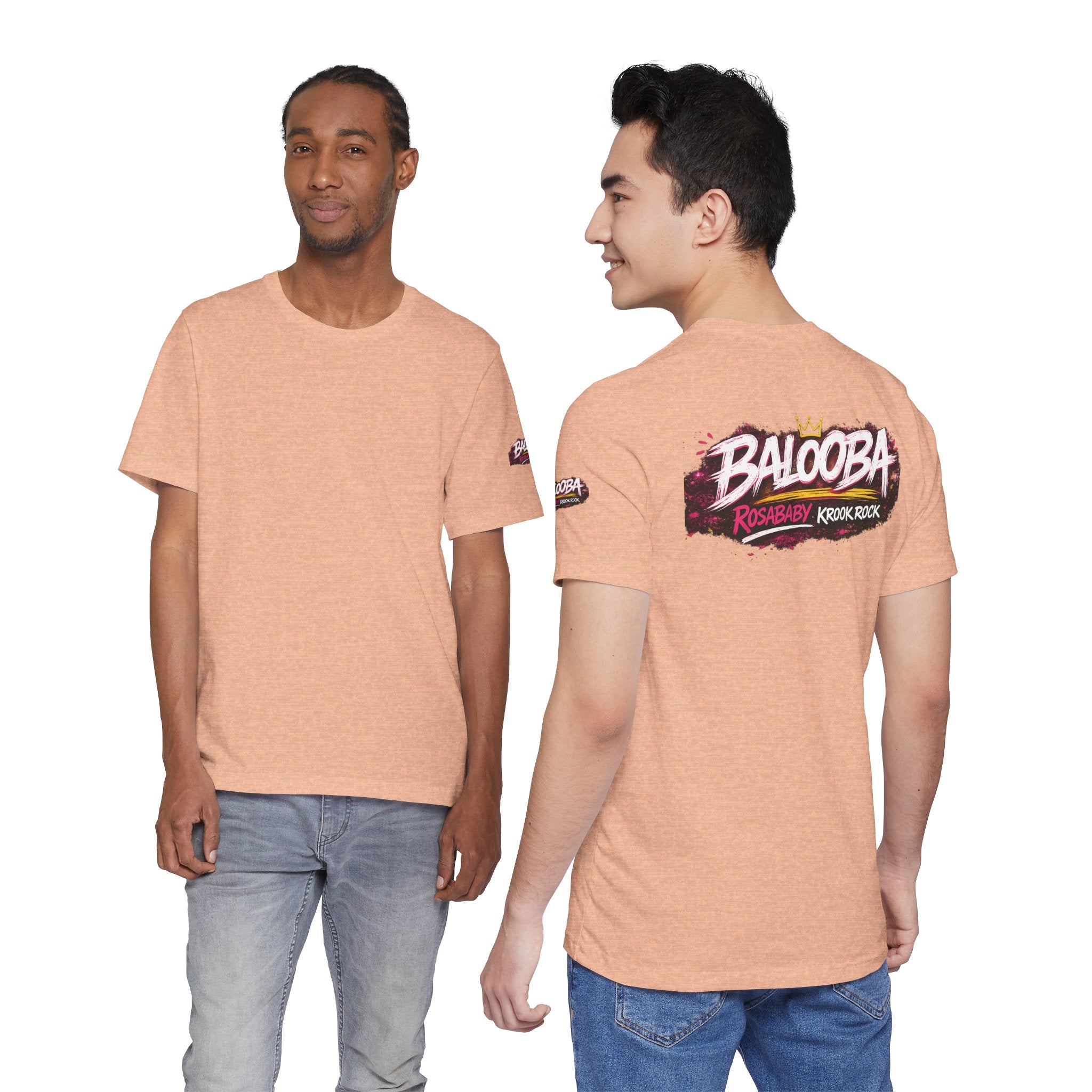 Band Graphic Tee — "BALO0BA" RosabaBy Krook Rock Logo T‑Shirt