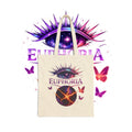 Euphoria Galaxy Eye Canvas Tote Bag — Psychedelic Butterfly Market Tote