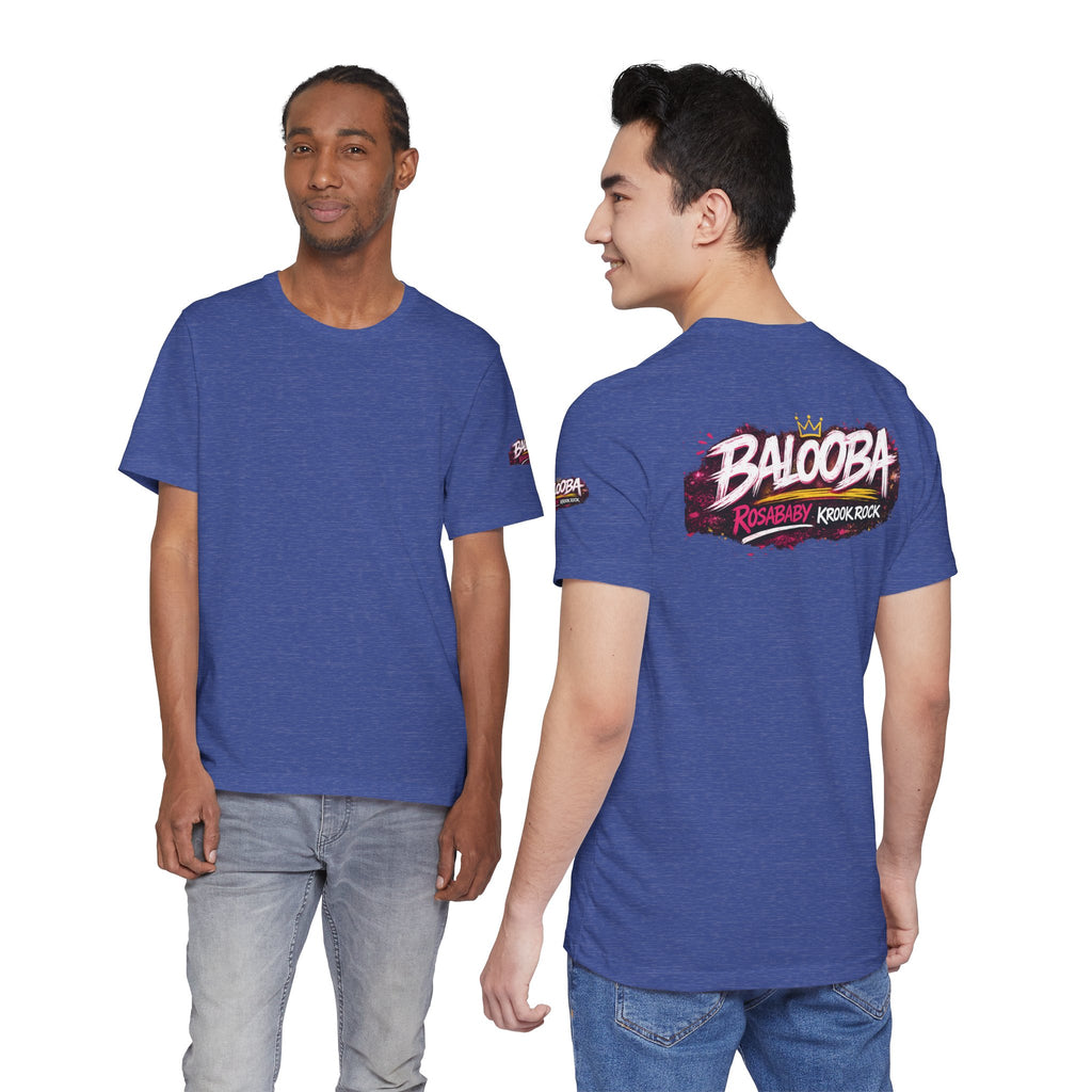 Band Graphic Tee — "BALO0BA" RosabaBy Krook Rock Logo T‑Shirt