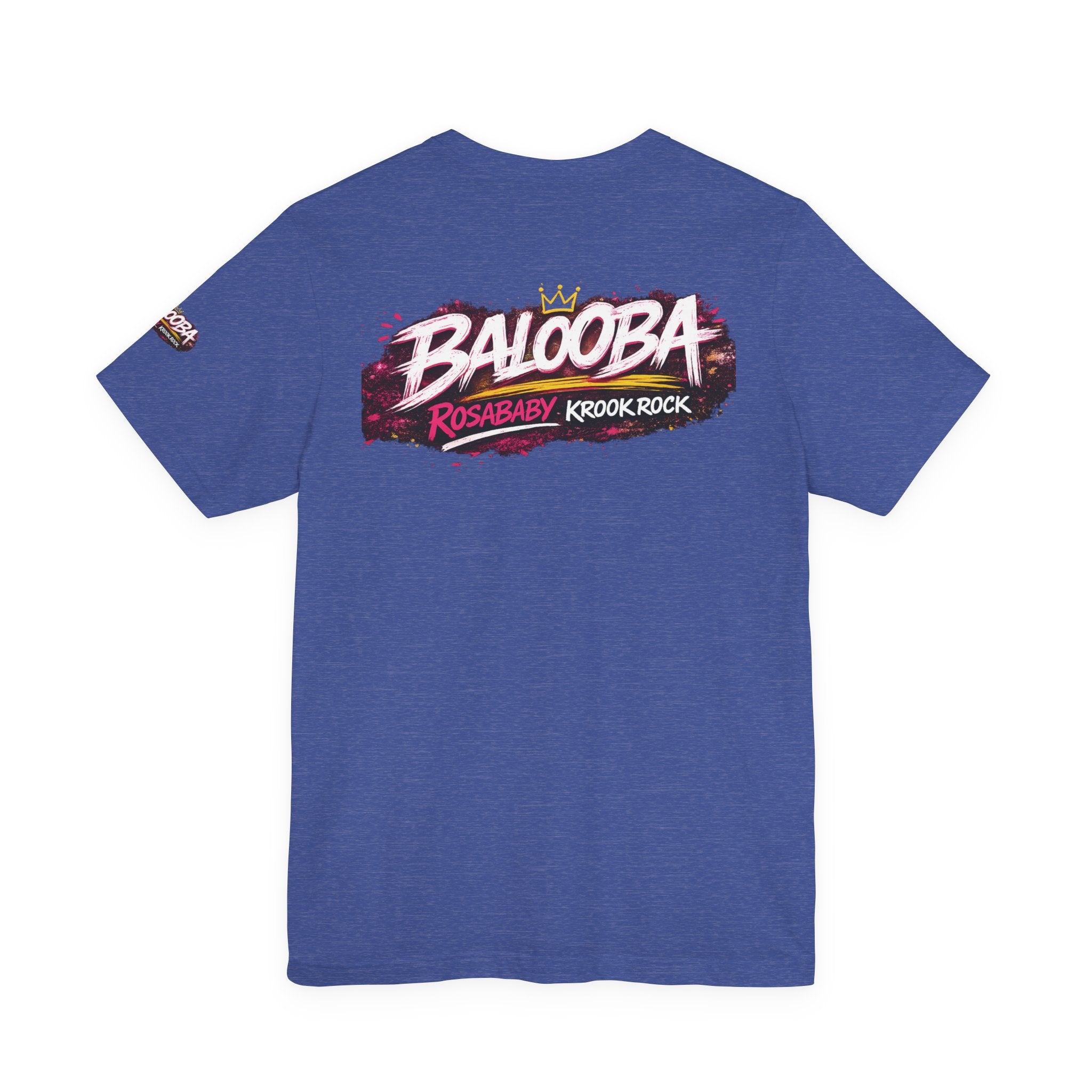 Band Graphic Tee — "BALO0BA" RosabaBy Krook Rock Logo T‑Shirt