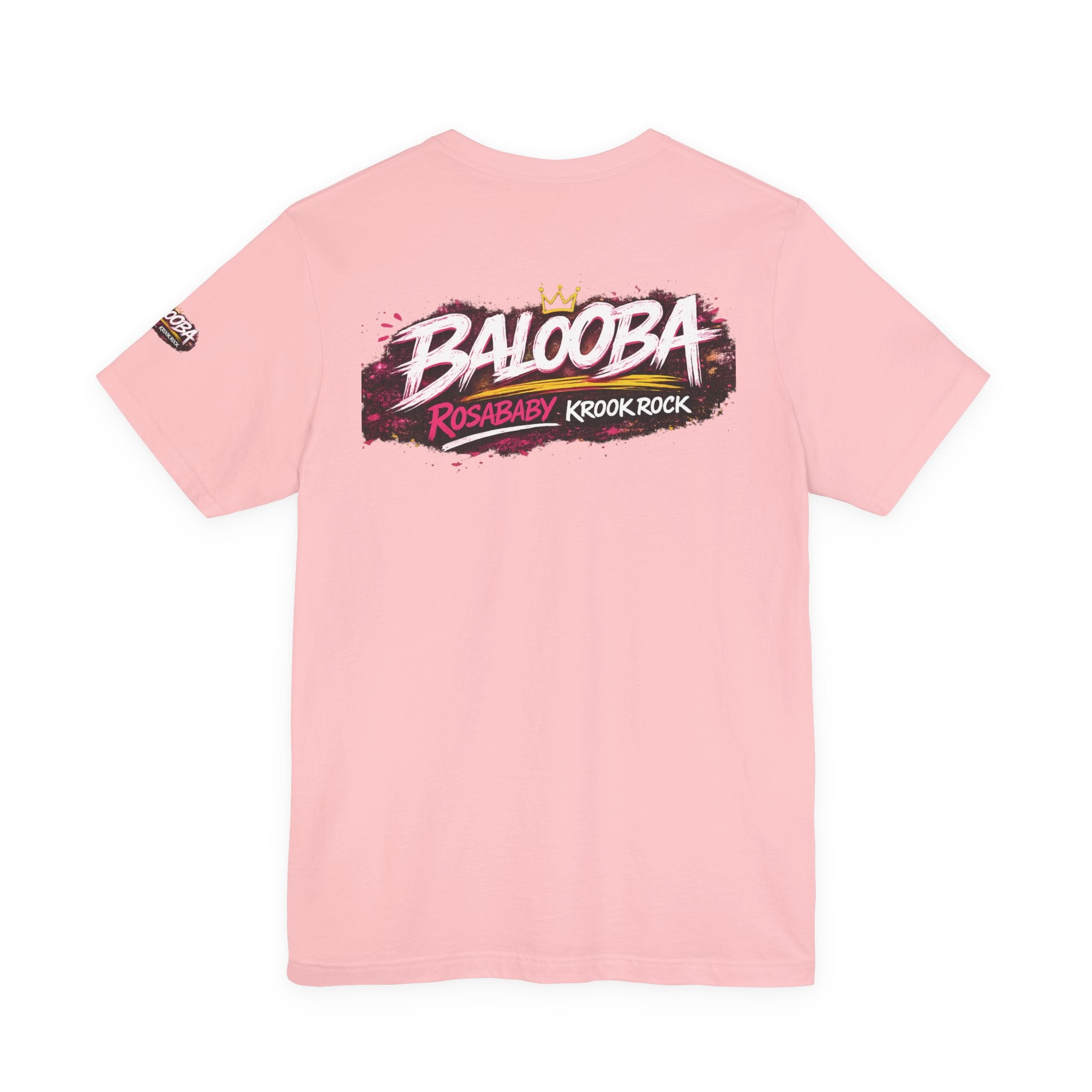 Band Graphic Tee — "BALO0BA" RosabaBy Krook Rock Logo T‑Shirt