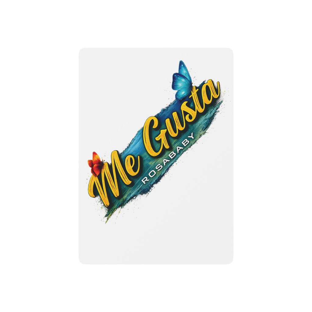 Me Gusta Poker Playing Cards — Custom Artistic Deck with Butterfly Design