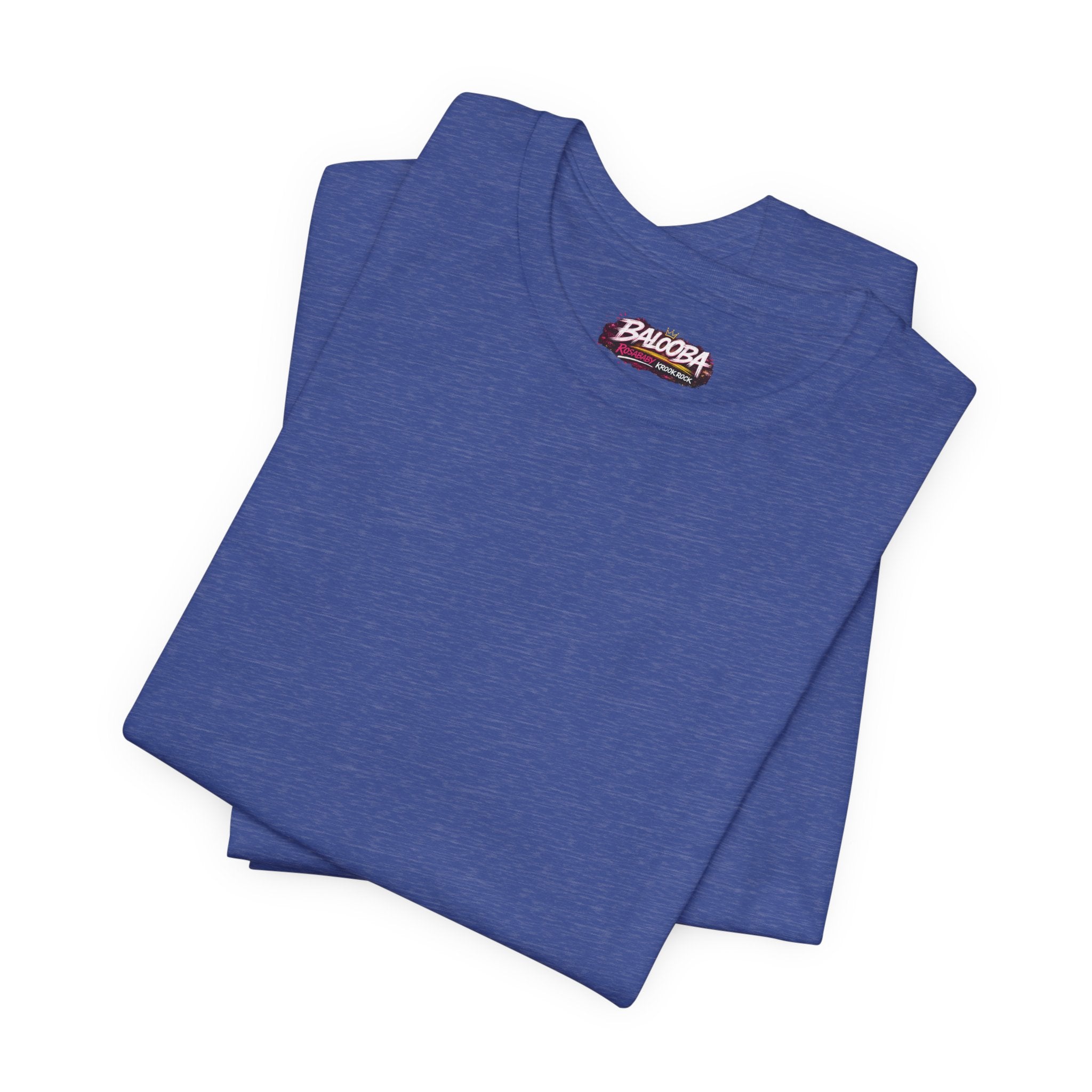 Band Graphic Tee — "BALO0BA" RosabaBy Krook Rock Logo T‑Shirt