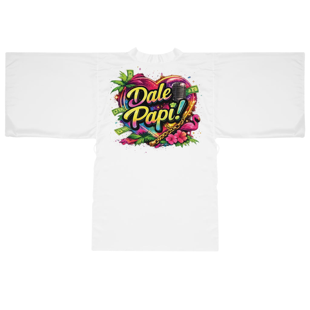 Dale Papi! Floral Heart Kimono Robe