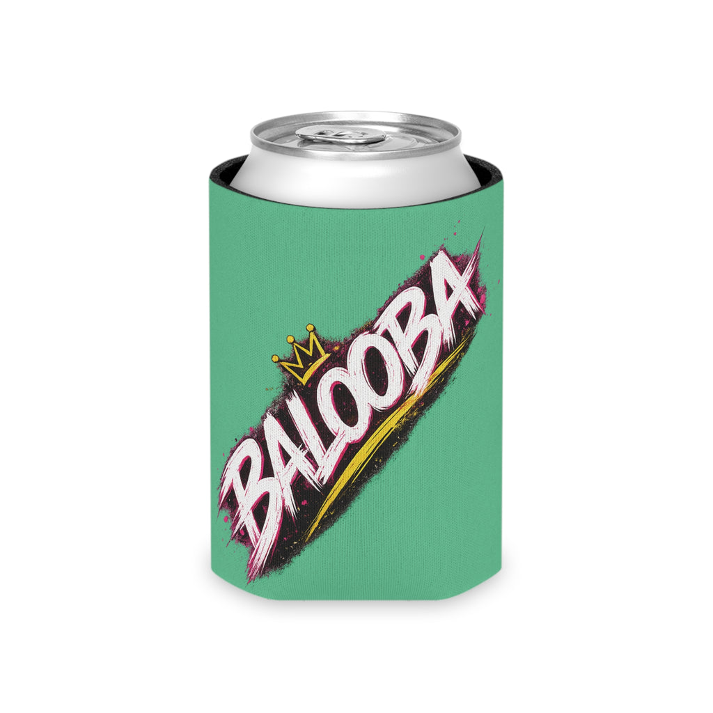 Can Cooler — BalooBA Script Logo Can Cooler (Crown Graphic)