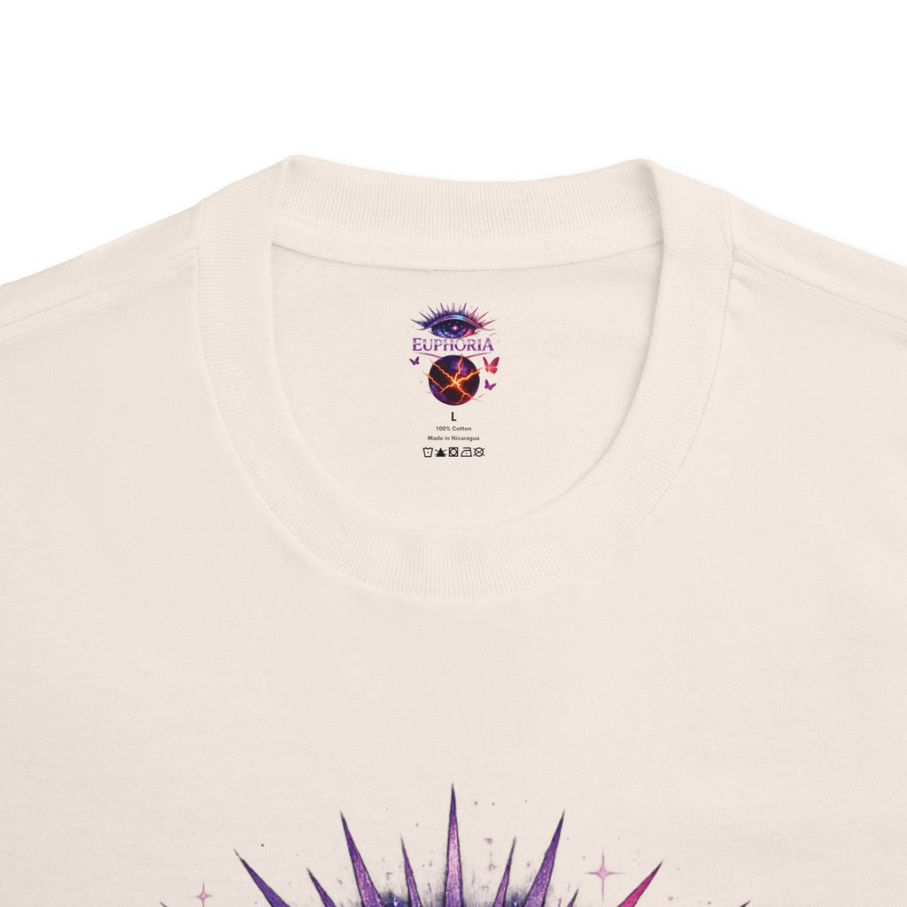 Euphoria Cosmic Eye Tee — Psychedelic Butterfly Orb Graphic T-Shirt
