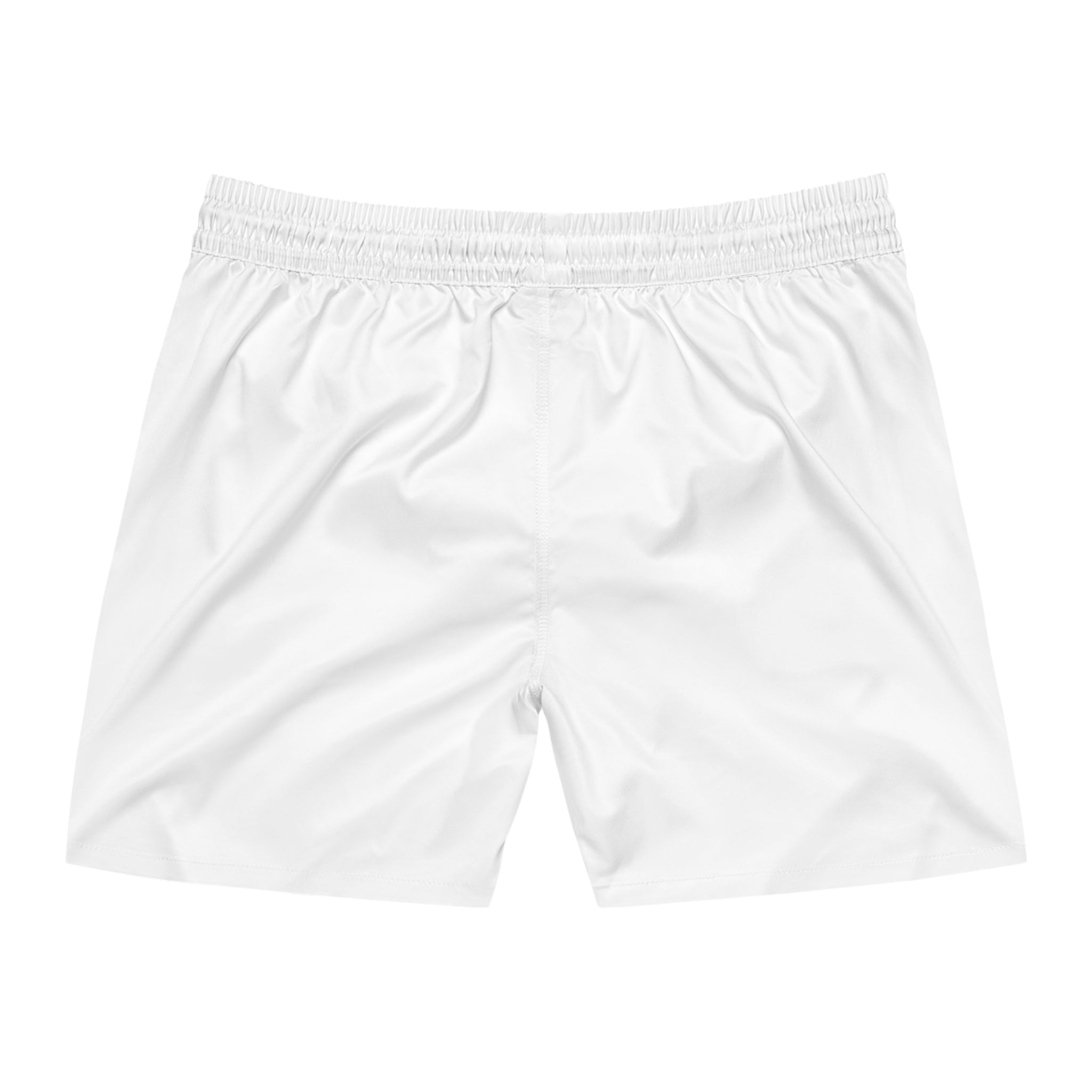 Providence P Logo Men's Swim Shorts — Pink Crown Varsity Beach Trunks