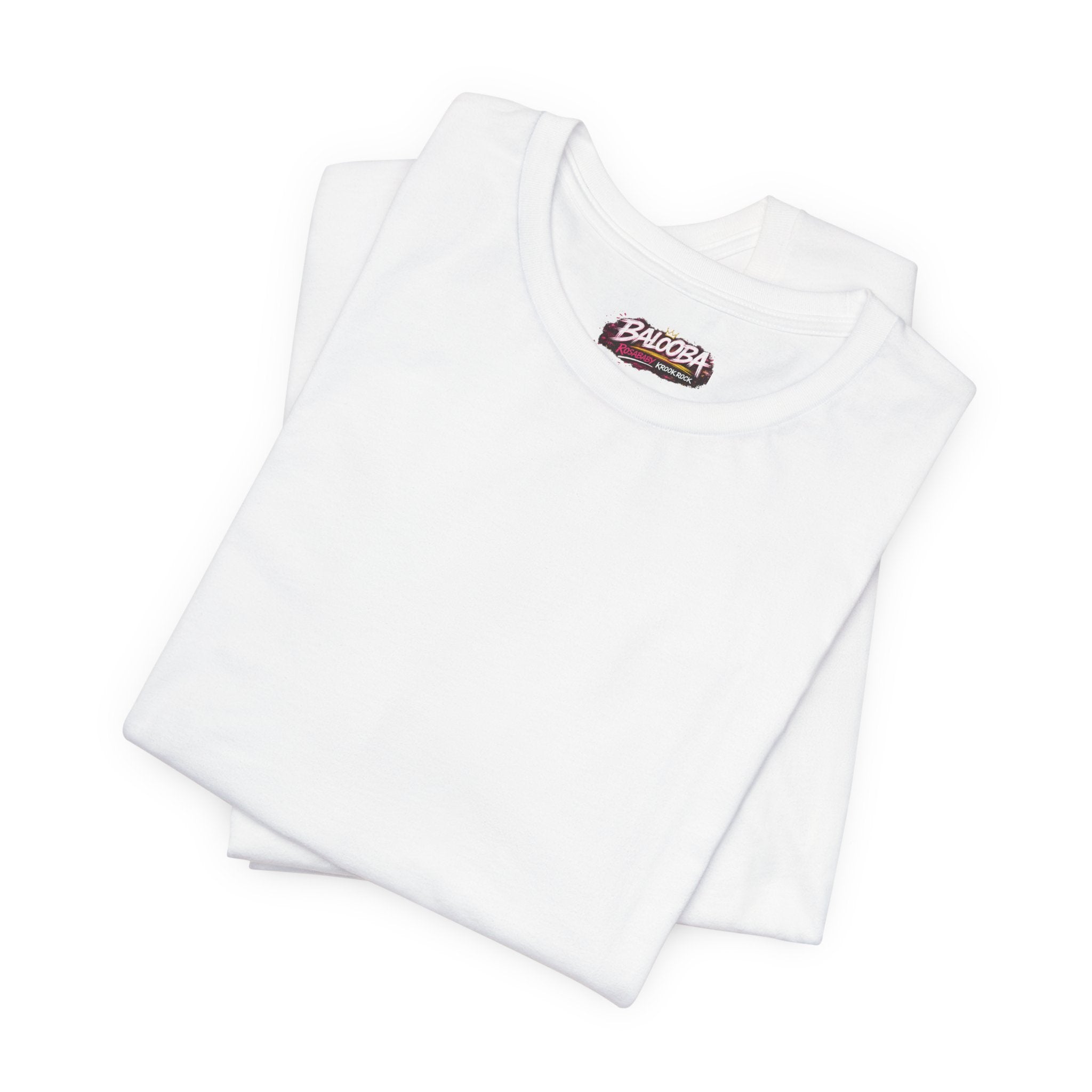 Band Graphic Tee — "BALO0BA" RosabaBy Krook Rock Logo T‑Shirt